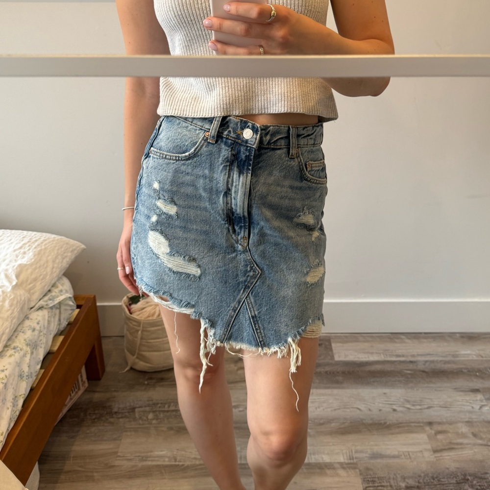 PILCRO DENIM MINI